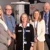Burnley College interim principal Kate Wallace, curriculum manager for Engineering David Coar, head of projects and partnerships Rosie Fearne, assistant principal – BCUC Nina Parkin and director of Skills and Innovation Neil Burrows