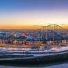 View of Blackpool Pleasure Beach resort