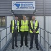 Jack Lamb, Sales Manager at Blackburn Chemicals, Bohdan Ratycz, International Trade Adviser at the Department for Business and Trade, and John Covill, Managing Director of Blackburn Chemicals
