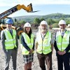 Oliver Webber, Tracy Clavell-Bate and Tim Webber from Barnfield Group with Cllr Phil Riley, second from right, Leader of Blackburn with Darwen Council