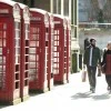 The phone boxes