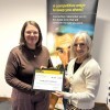 Charlotte Crossley Fylde Electronics and Joanne Daley from Manchester Met