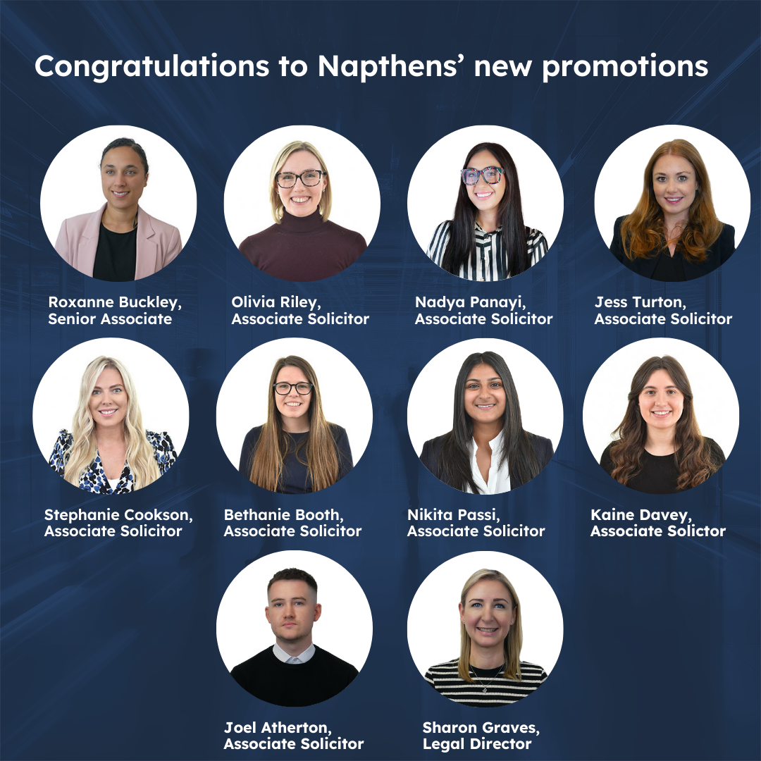 10 promotions at Napthens Group