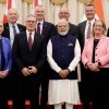 Keir Starmer meets Indian PM and included Prof Simon Guy Lancaster University. Pic Simon Dawson
