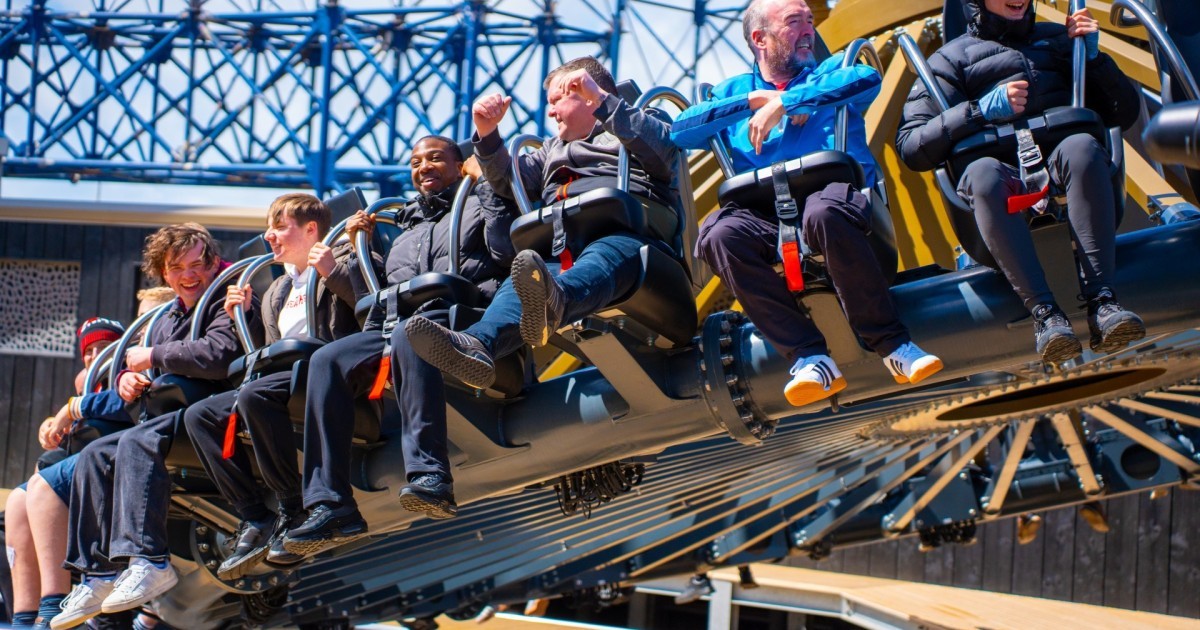 Pebble Rides New £8.7m Pleasure Beach ride opens to public
