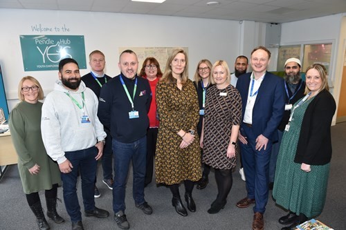 Director general of the DWP visits Pendle YES Hub