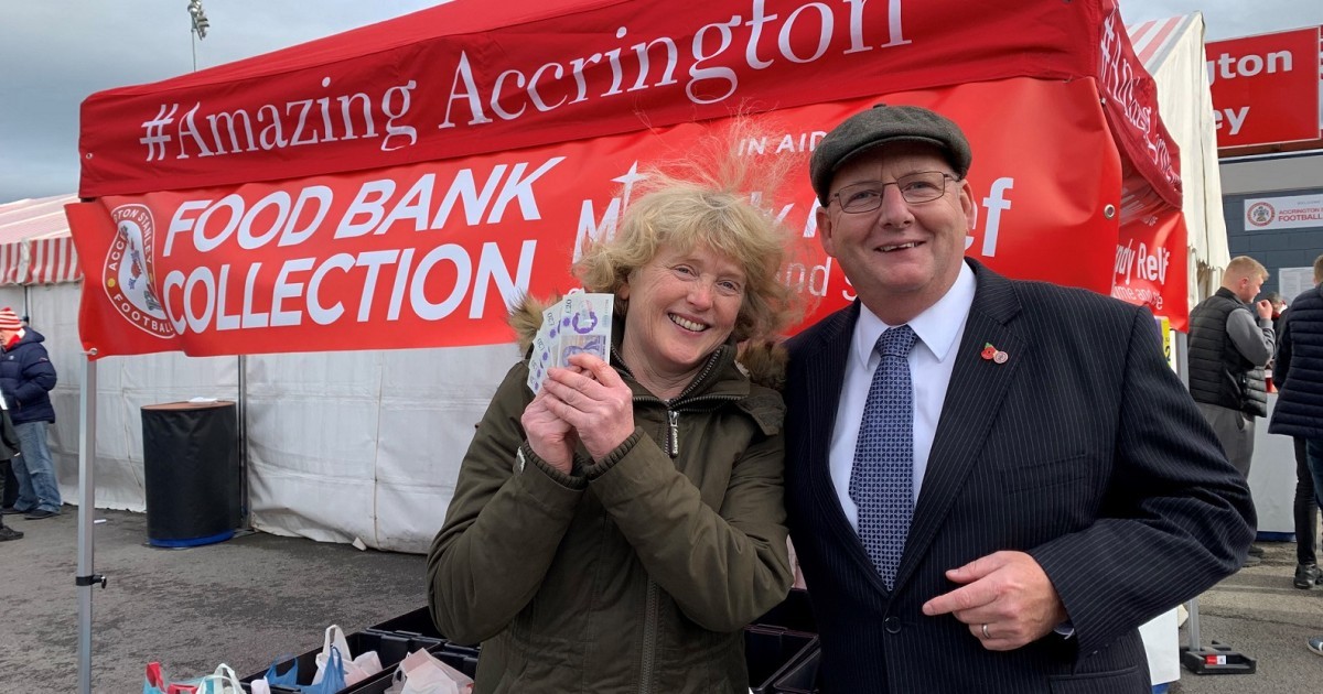 Accrington Stanley launch food bank collection for Maundy Relief LBV Hub