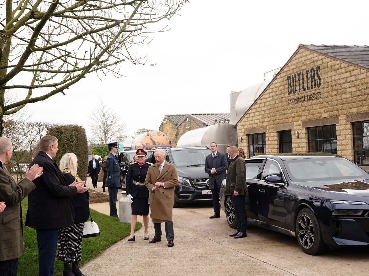 The King visits Butlers