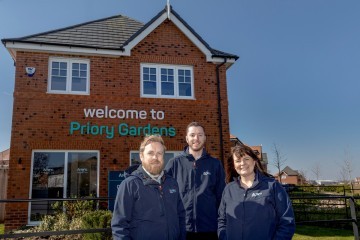 Duncan Hambley, Daniel Cunliffe and Kerry Heaton at Anwyl