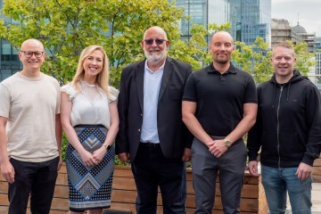 Laurence Tan (Investment Associate, Praetura Ventures); Charlie Morris (Director, Corporate Finance (Mergers & Acquisitions); Ian Rose (Chairman, Audiebant); Josh Dean (CEO, Audiebant); Peter Carway (Investment Director, Praetura Ventures)