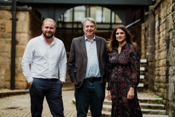 COO Nik Southworth, CEO Michael Gibson, CFO Sonia Davies.