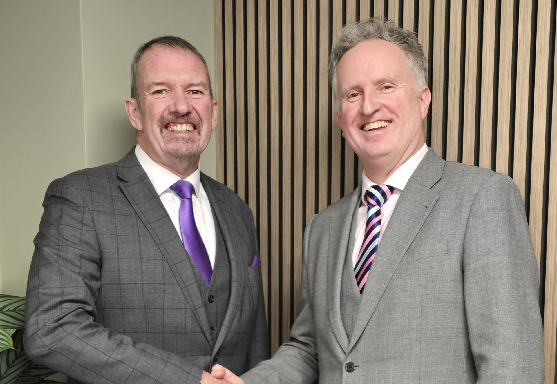 Michael Conlon with Guy Parker