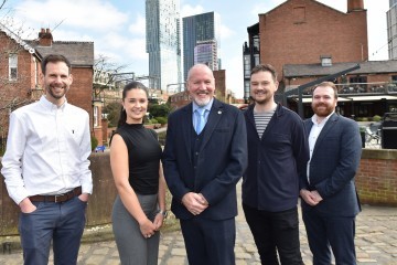 Dan Hughes, Lauren Taylor, Paul Walton, Michael Coburn and Andrew Corrin