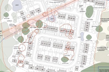 Plans for the 97 homes in Chorley