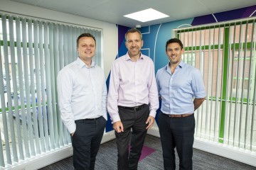 James Austin, Alistair Bradley and Michael Collum