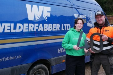 Baz Martin with Kate O'Donnell