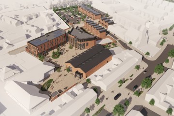 Aerial view of Leyland