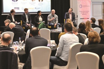 The panel discussing the future