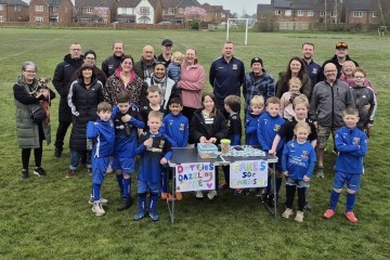Matchday cake sale