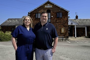 Brad and Jo Peacock at The Plough