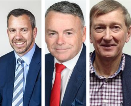 Alistair Bradley, Matthew Tomlinson, David Whittington