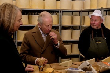 The King visiting Butlers 