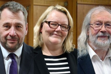 Cllr Stephen Atkinson, Cllr Lynn Williams and Cllr Phil Riley