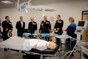 Royal Navy visit the theatre