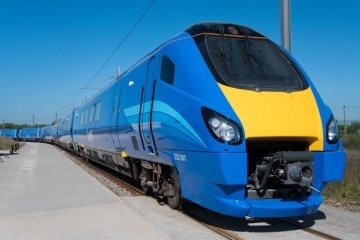 The first West Coast line train by Lumo