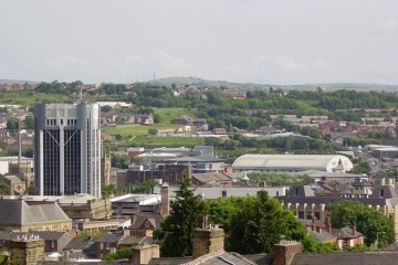 Blackburn town landscape
