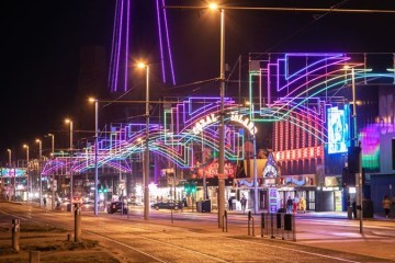 The Golden Mile Display At Blackpool Illuminations Credit Visitblackpool