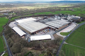 Samlesbury Brewery Aerial