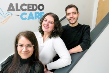 The Alcedo Care Group Marketing Team L TO R Maria Dobreva Francesca Wellman And Jordan Panayi