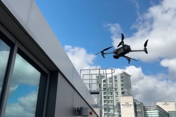 Cavity Extraction's drone in action