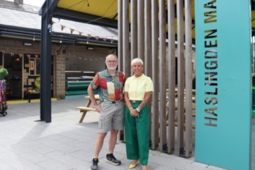 Officials at Haslingden Market