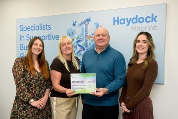Bryony Perks, Deal Fulfilment Manager; Jan Greenhalgh, Head of Operations; John Jenkins, CEO; and Lauren Whittle, Credit Support Manager