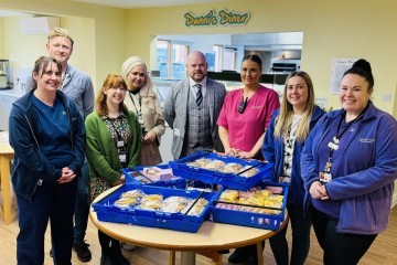 Clayton Park Bakery donated a fantastic selection of products to staff at Derian House Children's Hospice in Chorley.jpg.jpg