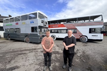 From L-R Matthew Hunt and Jonathan Graham from Town & District Transport Trust.JPG.jpg