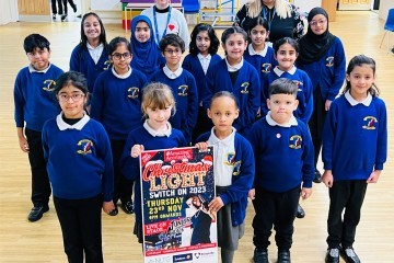 Hyndburn Park Primary School students have been practising ahead of the Amazing Accrington Christmas Light Switch On.jpg.jpg
