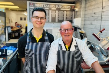 Jack Rushworth and John Whittaker from Whittakers Butchers in Oswaldtwistle.jpg.jpg