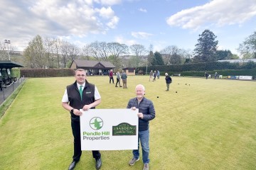 Pendle Hill Properties Rental Director Toby Burrows and Sabden Bowling Club Treasurer Eric Tomlinson.jpg.jpg