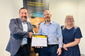 Simon Keogh (Siemens Digital Industries, Made Smarter North West’s Steering Board), Paul Fleming (Fleming Howland), Dr Ann Mulhaney (University of Salford).JPG.jpg