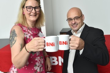 Louise Eccles and Daniel Barton Launching Local Business Group in Record Attempt.jpg.jpg