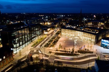 DJI_0725.2s UCLan Square Student Centre at night drone image (1).jpg.jpg