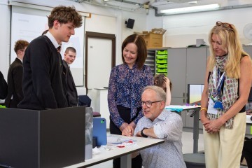 News Nick Park CBE Visit 16