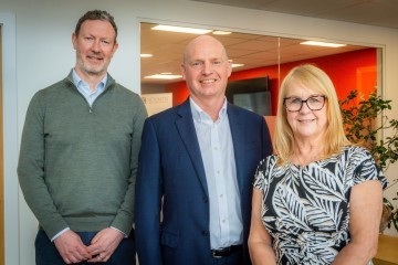 Jon Landy, COO, Acumen Financial; Ian Symes, CEO, One Point Advisory Services and Angela Maher, CEO, Acumen Financial