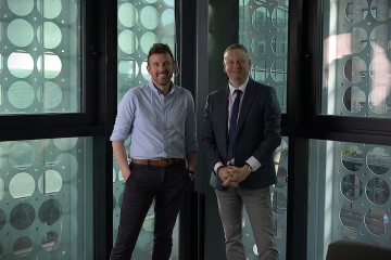 Oliver Burton; Right: David Clegg, Founding Partner, AMS Group