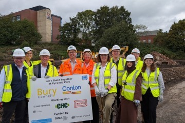 Reps From Conlon Bury Council And Supply Chain And Partners Marked The Start On Site