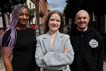 UrFuture Co Founders LR Jayel Williams Holly Hobbs And Tom Keighley