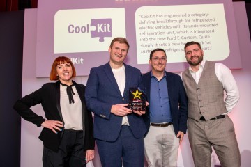 Cally Beaton, MD Daniel Miller, Sales Director Patrick McKimm and Michael Wilkes from Rhino (sponsor